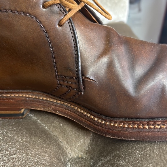 Alden Barrie cigar chukka leather lace up ankle boots men’s sz 6 C/E - Picture 2 of 12